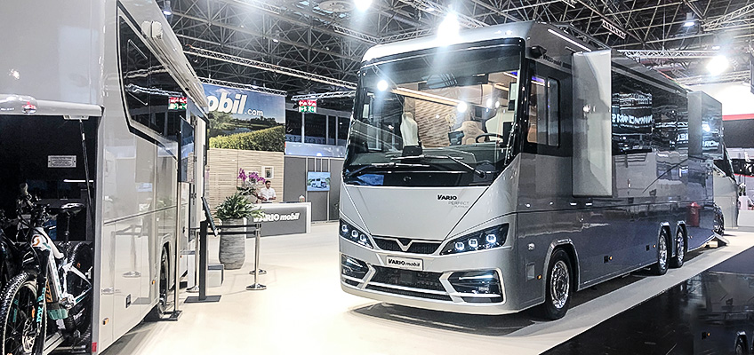 Experience the fascination of the premium motorhomes from VARIOmobil at CARAVAN SALON in Hall 5, Stand C05. This picture shows one of our exclusive models, equipped with state-of-the-art functions and luxurious comfort.
